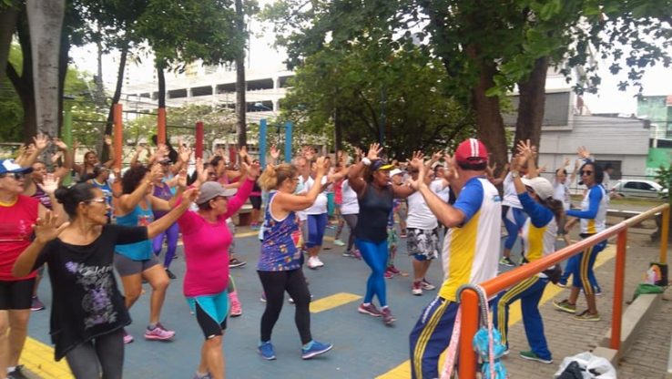 People participating in physical activity in Recife city