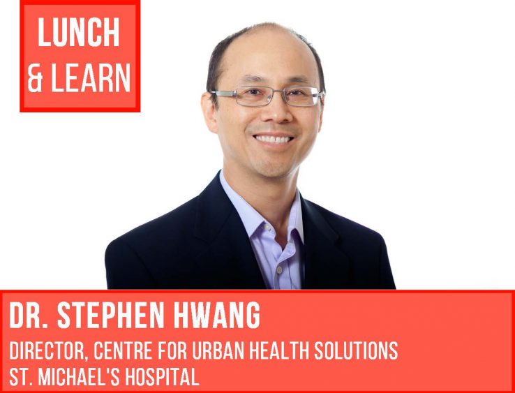 Lunch and Learn poster with Stephen Hwang profile