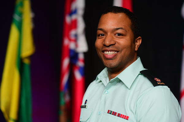 Terrance Patterson at the Robert Wood Johnson Award Ceremony on June 4th in St. Johns NFLD. Photo by Dan Harper