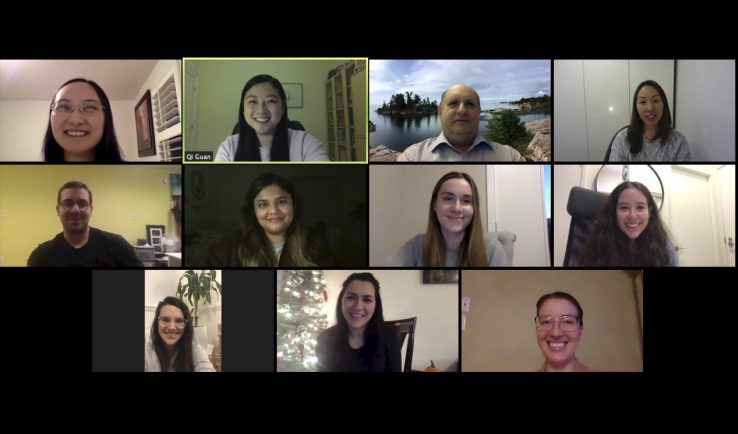 Screen shot of IHPME Research Day organizing committee