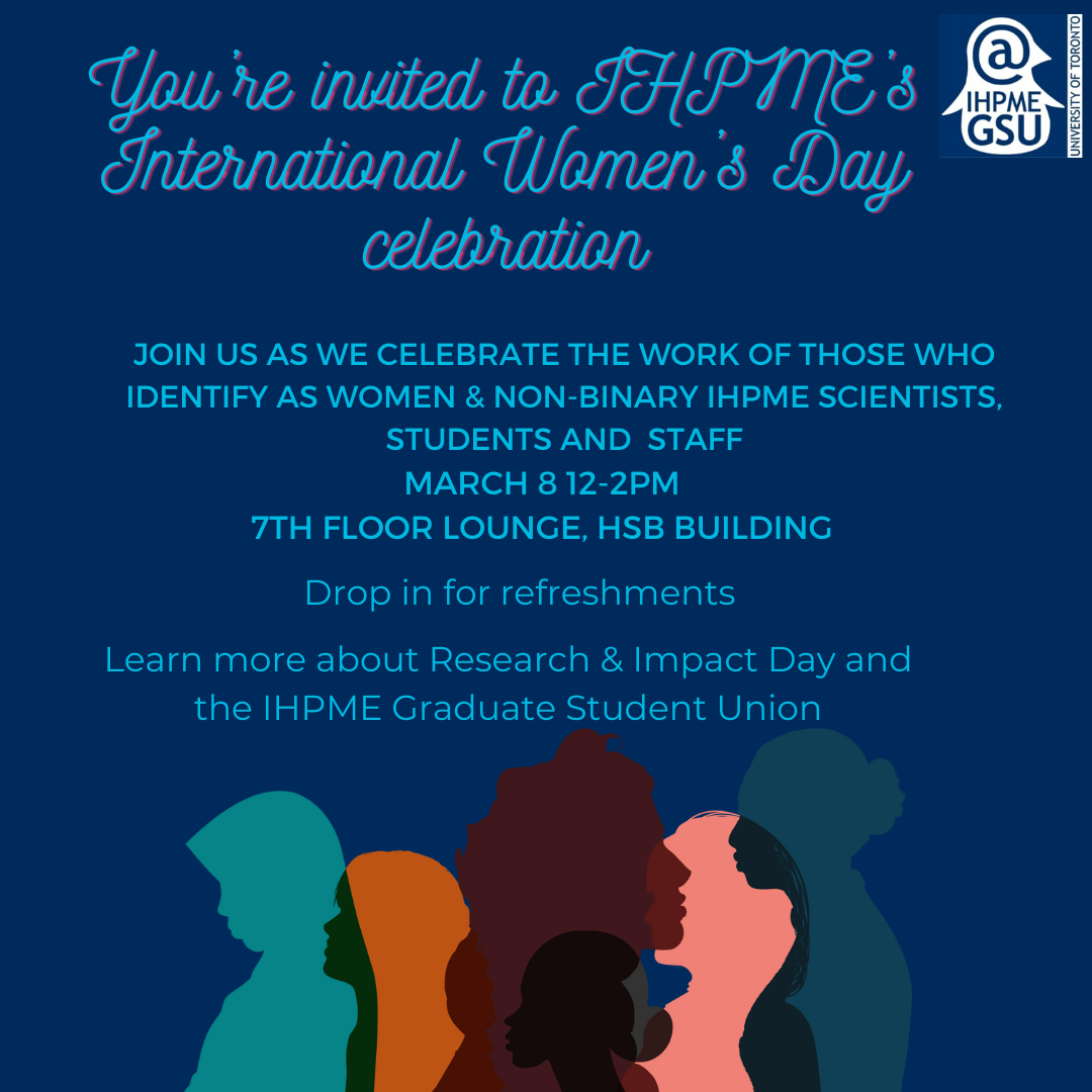 GSU's 2023 International Women's Day flyer with event details